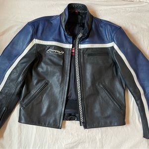 Hein Gericke leather jacket, size large.